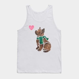 Watercolour Cairn Terrier Tank Top